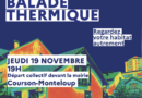 Balade thermique le jeudi 19 novembre à 19h, départ devant la mairie de Courson-Monteloup